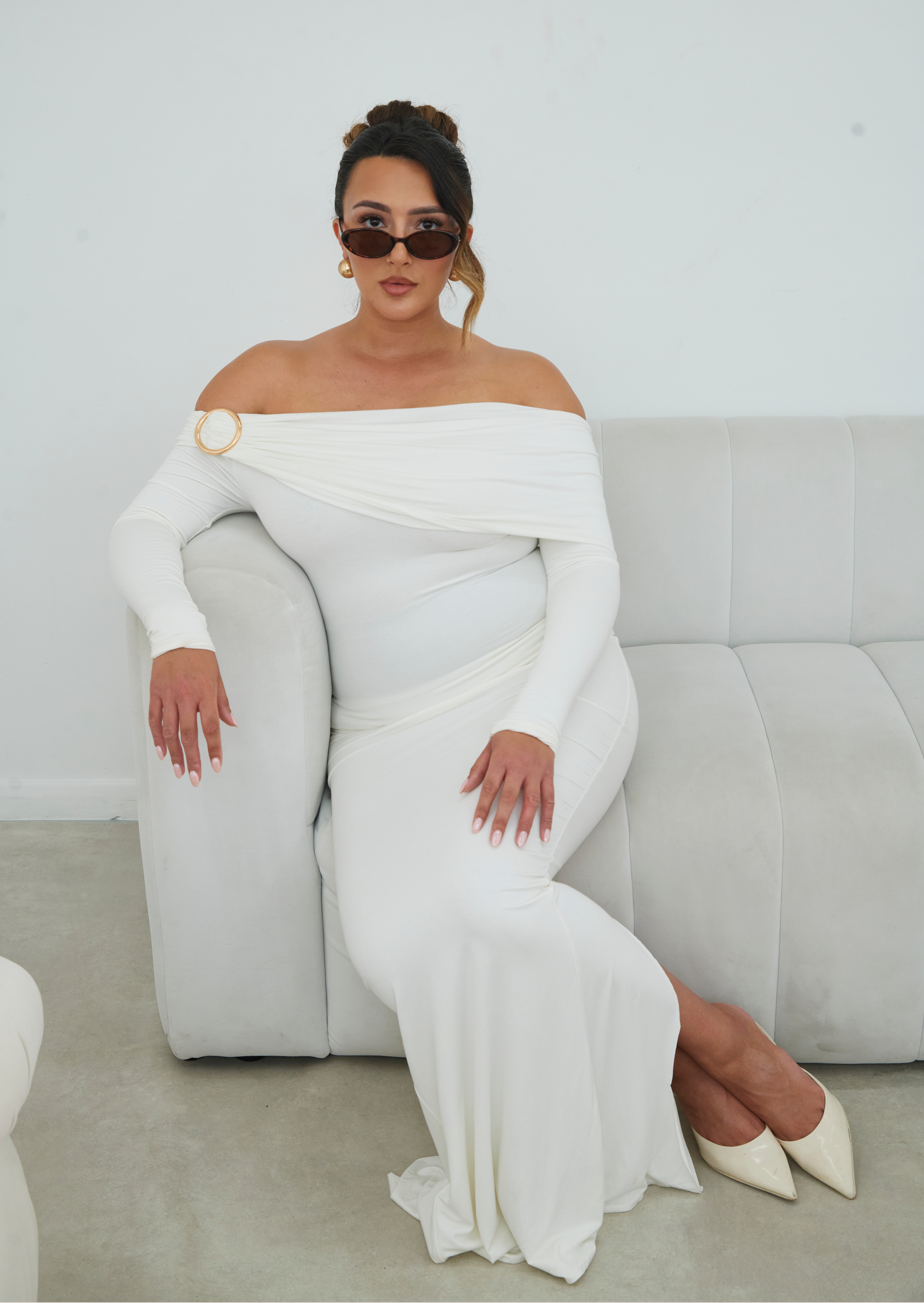 Solae Maxi Skirt - Soft White